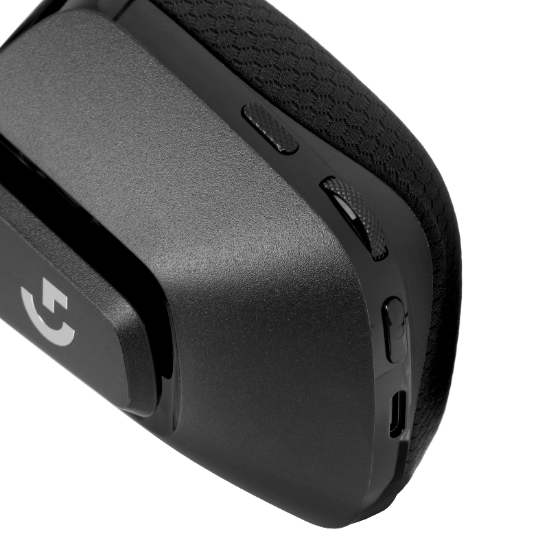 Гарнитура Logitech G733 LIGHTSPEED RGB, радиоканал, USB Type-A, накладные, чёрный, микрофон съёмный, фото 7