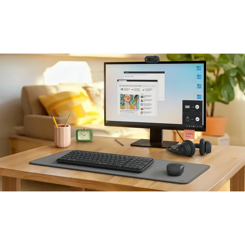 Клавиатура Logitech K250 Compact - GRAPHITE, Bluetooth, мембранные, графит, фото 8