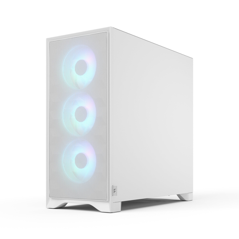 Корпус ПК без блока Case Fractal Design Pop 2 Air TG RGB, Midi-Tower, 3x120mm, 1xUSB-C + 1xUSB-A 3.2 ATX, mATX, mITX White, фото 12