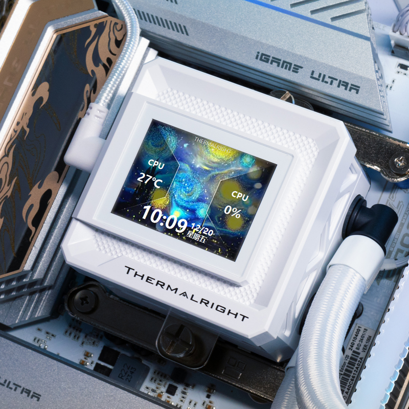 Система жидкостного охлаждения Thermalright Frozen Warframe SE 360 ARGB V2, белый, фото 7