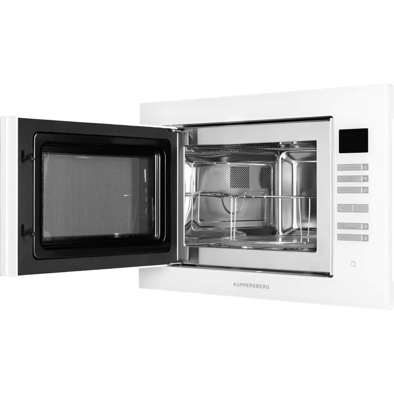 Встраиваемая микроволновая печь Kuppersberg HMW 645 W, 25 л, 900 Вт, гриль, белая, фото 4