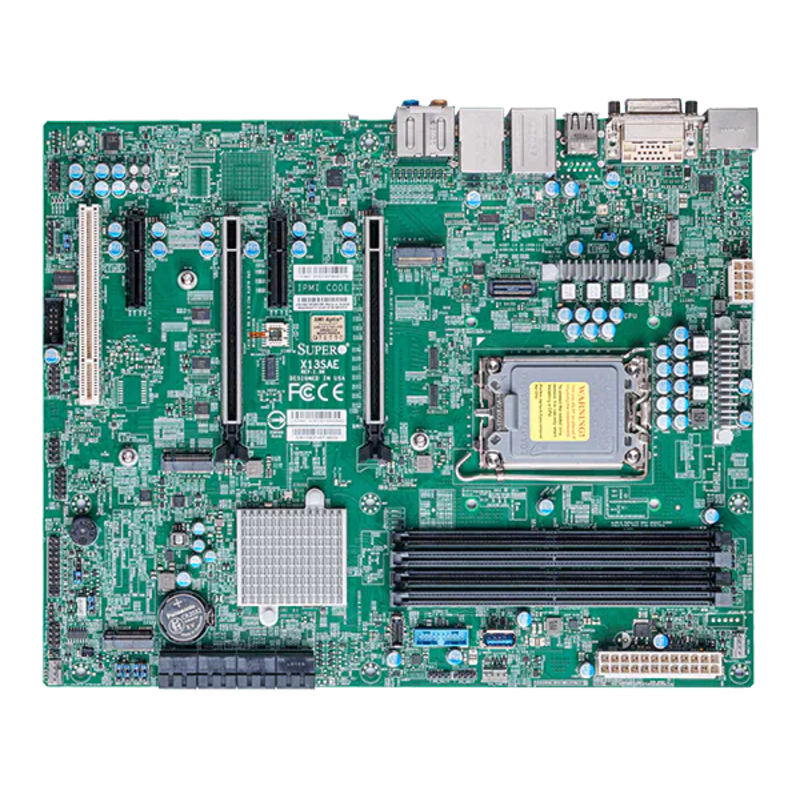 Серверная платформа Supermicro UP Workstation Server SYS-531A-IL Mid-Tower, 1x LGA-1700, 4x DDR5 Up to 192GB, 4x 3.5" SATA (SuperMicro SYS-531A-IL), фото 6