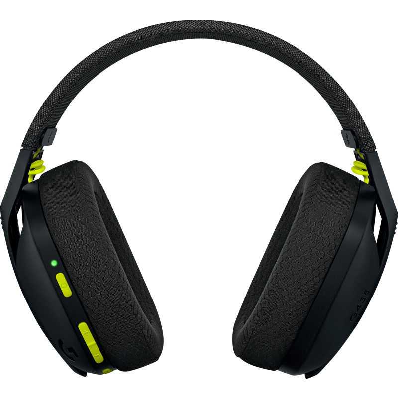 Гарнитура Logitech G435 LIGHTSPEED BLACK, радиоканал, Bluetooth 5.0, полноразмерные, чёрный, для геймеров, фото 3