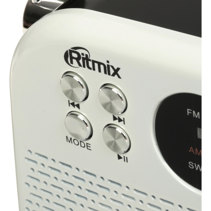 Радиоприёмник портативный Ritmix RPR-045, белый, фото 5