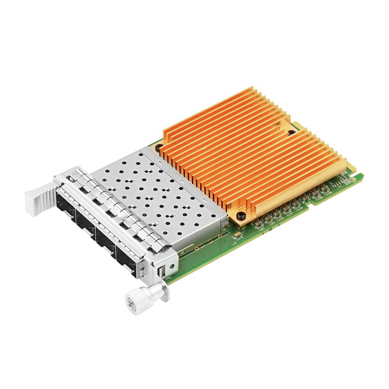 Сетевая карта LR-Link LRES3027PF-OCP, OCP 3.0, 4 порта SFP28 25 Гбит/с, Intel E810, фото 2