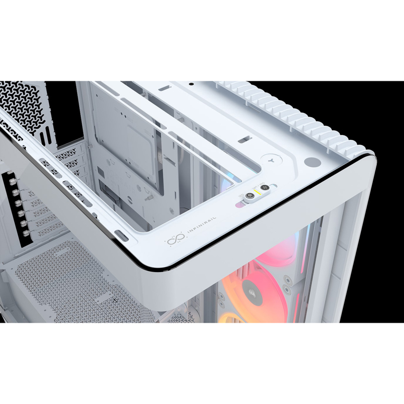 Корпус для ПК Corsair Frame 4500X LX-R RGB iCUE LINK, Midi Tower, белый, под ATX, E-ATX, mATX, Mini-ITX, фото 5