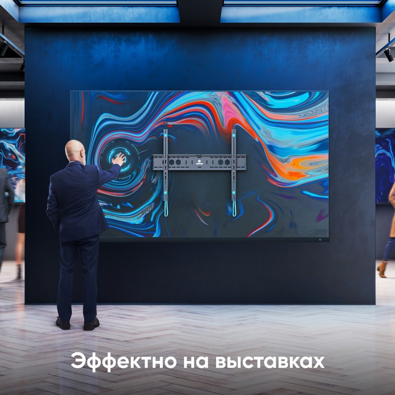 Кронштейн Onkron 60-110" 800*600, крепление настенное, нагрузка до 120 кг, фото 7