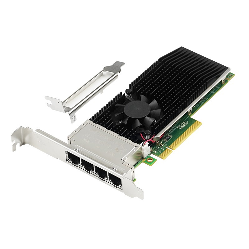 Сетевая карта LR-Link LREC9804BT, 4 медных порта 10 Гбит/с, PCIe 3.0 x8, Intel XL710, фото 2