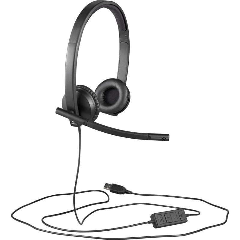 Гарнитура Logitech Headset H570E USB Stereo OEM (Logitech 981-000575), фото 7