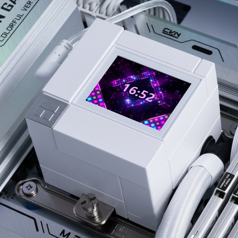Система жидкостного охлаждения Thermalright Core Matrix 360 Vision, вентилятор 120 мм, белый, фото 9