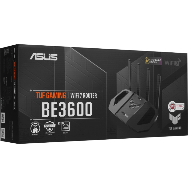 Wi-Fi роутер ASUS TUF-BE3600 V2, Wi-Fi 7, 4 порта LAN, фото 8