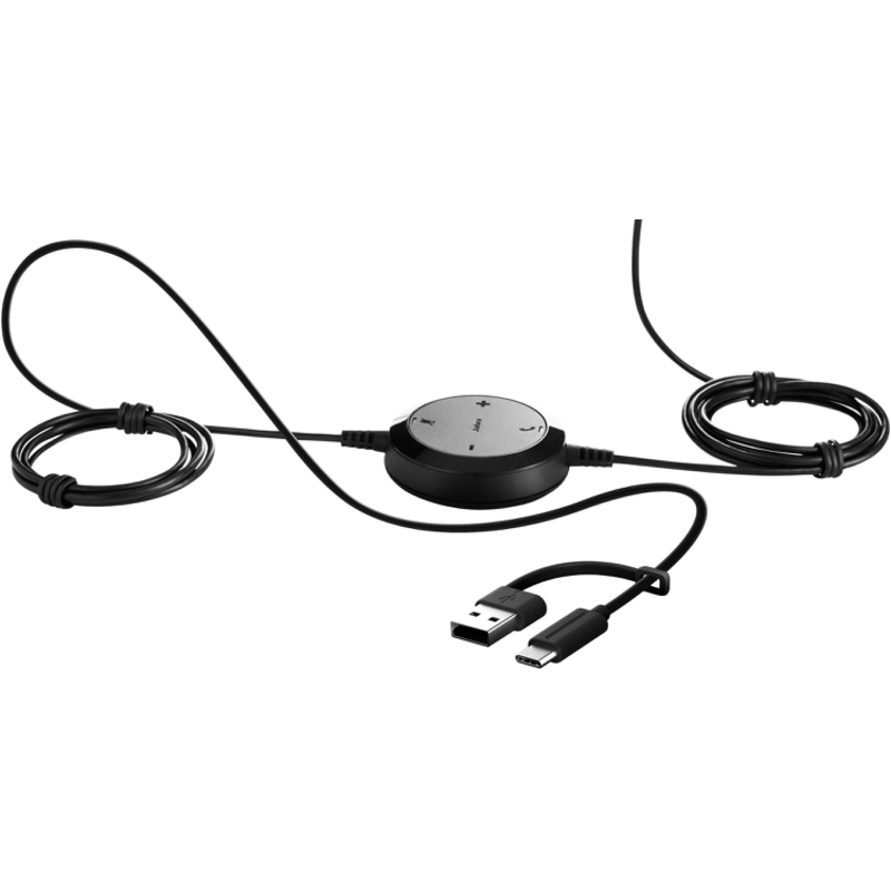 Гарнитура Jabra Evolve 20 MS Mono, проводная, на одно ухо, USB-A и USB-C, для Microsoft Teams, фото 3