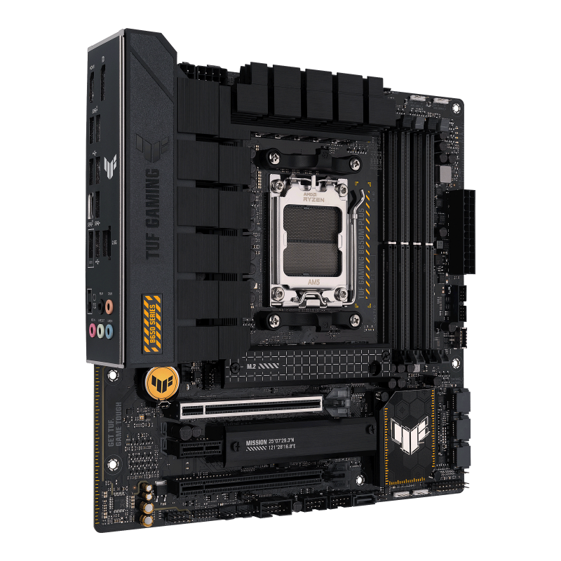 Материнская плата ASUS TUF B650M-PLUS, AM5, AMD B650, mATX, DDR5, фото 3