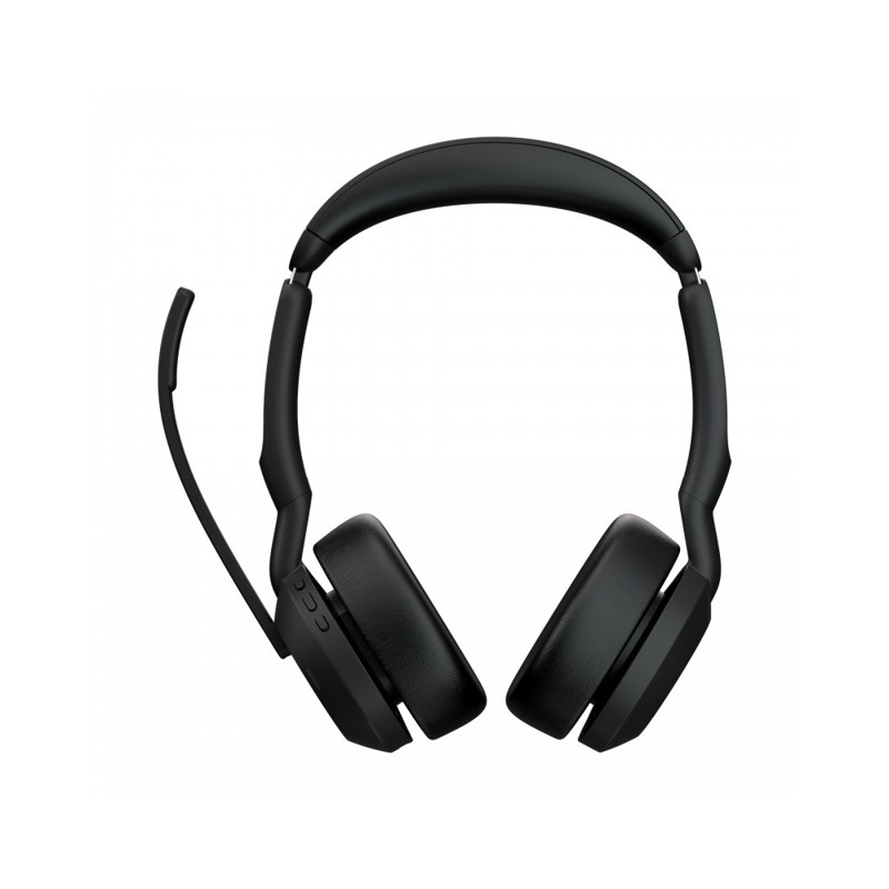 Гарнитура Jabra Evolve2 55 MS Stereo, Bluetooth 5.2, адаптер Link 380c USB-C, активное шумоподавление, фото 3