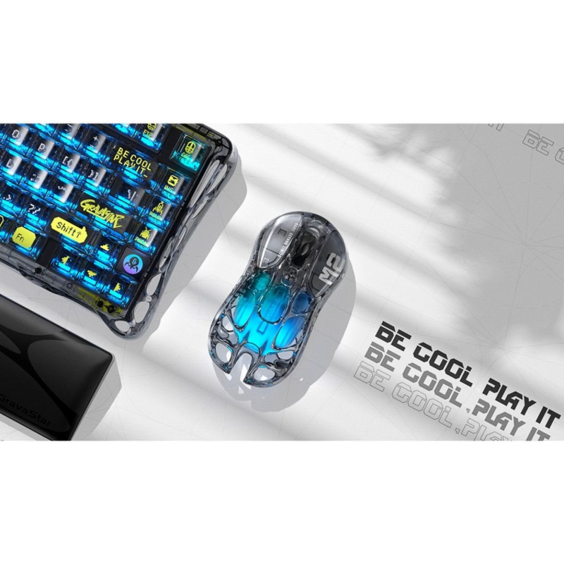 Игровая мышь/ Беспроводная игровая мышь Gravastar Mercury M2 Чёрный XTAL, фото 10