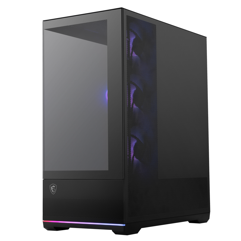 Корпус для ПК MSI MAG PANO 110R PZ, Midi Tower, чёрный, под ATX, mATX, Mini-ITX, подсветка ARGB, фото 4