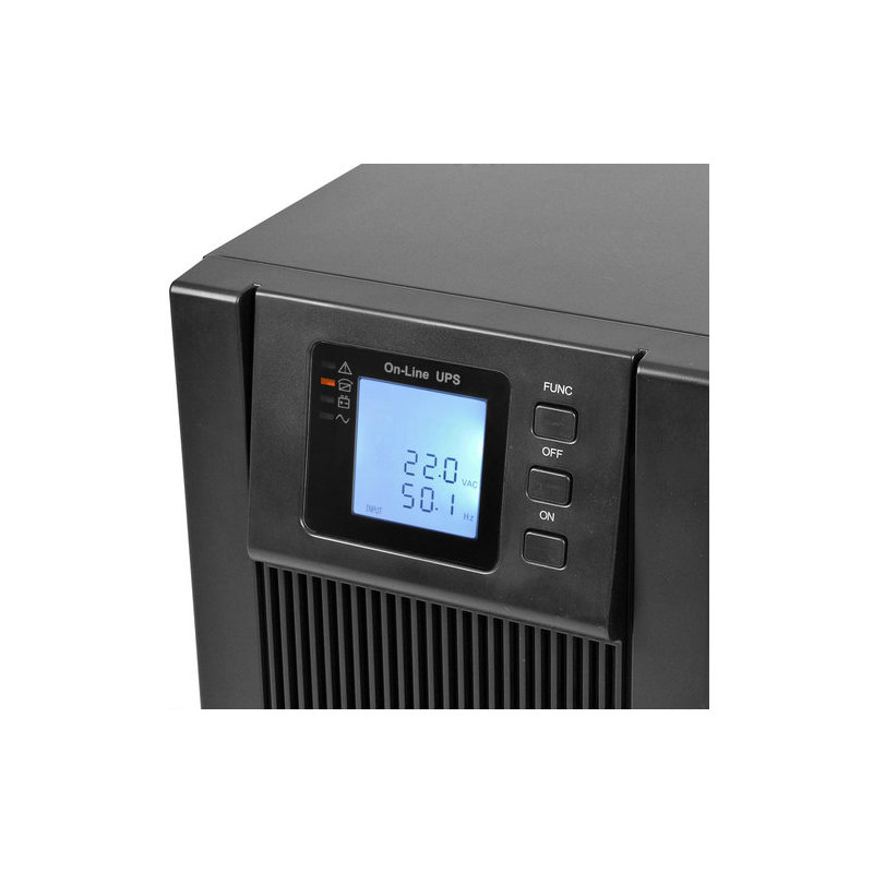 ИБП Powerman Online 3000, 2700 Вт, 9 розеток, Schuko, IEC C20, батарея 4 мин, фото 3