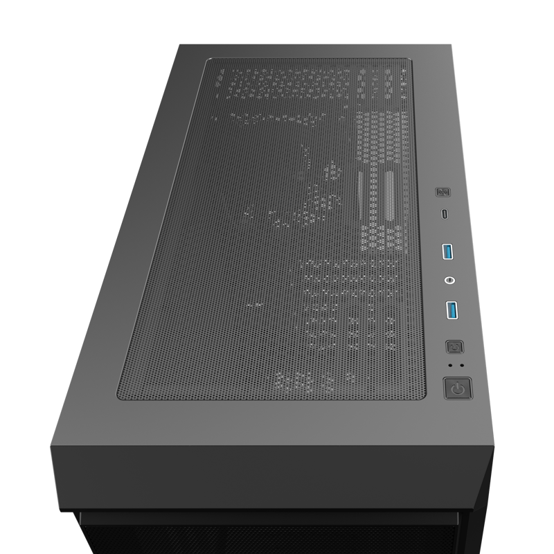 Корпус для ПК Raijintek ARCADIA 41-MS4, Midi Tower, чёрный, под ATX, mATX, mITX, подсветка ARGB, фото 5