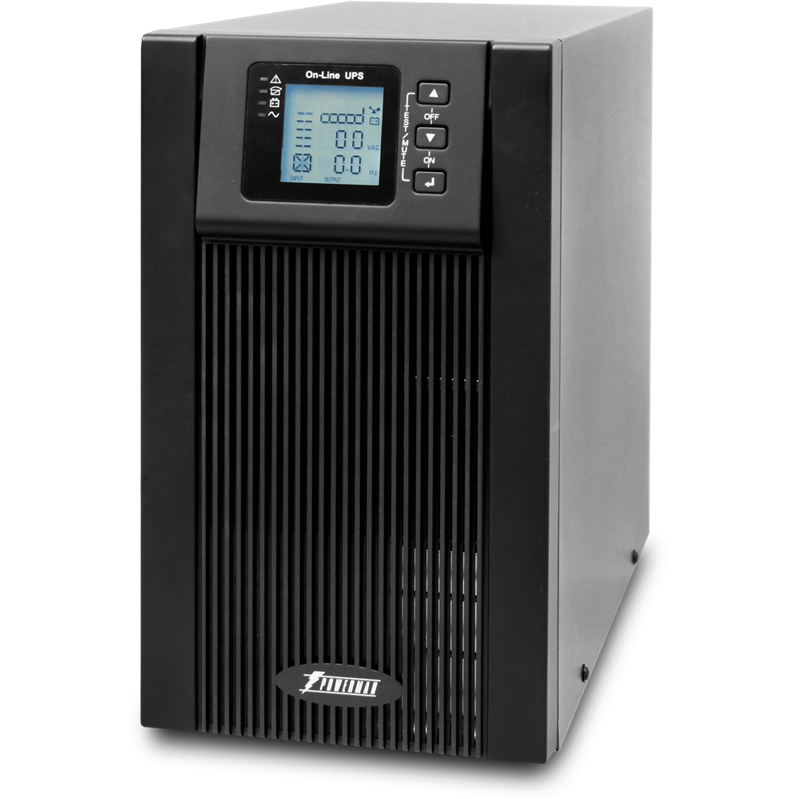 ИБП Powerman Online 3000, 2700 Вт, 3 розетки, Schuko, IEC C14, батарея 4 мин, фото 3