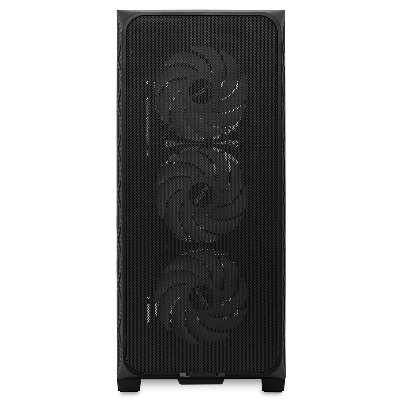 Корпус для ПК Hspd M521, Midi Tower, чёрный, под ATX, mATX, Mini-ITX, материал закалённое стекло, сталь, фото 4