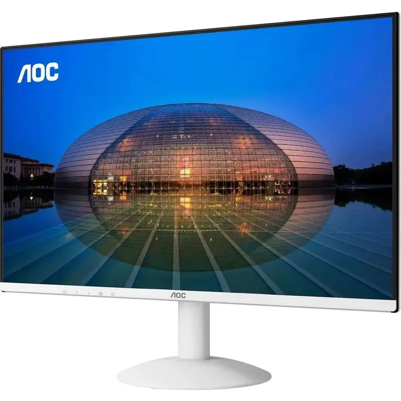 Монитор AOC 24B30H3/BW, 23.8 дюйма, 1920x1080, 120 Гц, IPS, белый, формат 16:9, фото 2