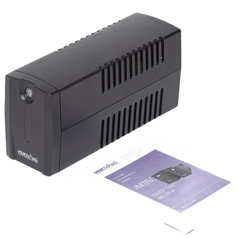 ИБП Импульс ЮНИОР СМАРТ 1000, 600 Вт, Line-Interactive, 4 розетки, IEC C13, фото 4