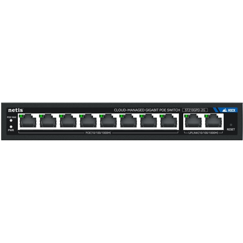 Коммутатор Netis ST210GPD-2G управляемый, 8 портов PoE 1 Гбит/с, 2 порта 1 Гбит/с, 117 Вт, фото 6