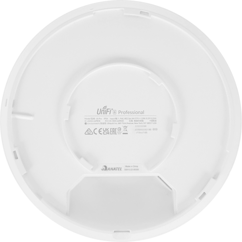 Точка доступа Ubiquiti UniFi 6 Pro U6-Pro Wi-Fi 6, порт 1 Гбит/с, питание PoE, фото 4