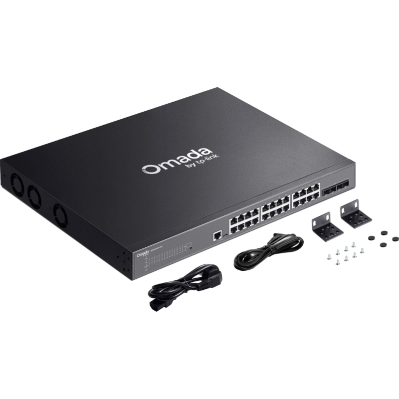 Коммутатор TP-Link SG3428XPP-M2 управляемый L2+, 24 порта 2,5 Гбит/с PoE+/PoE++, 4 SFP+, фото 6