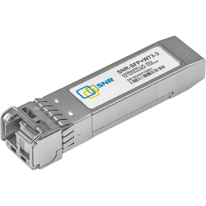 Трансивер SNR-SFP+W73-3 SFP+ WDM 10 Гбит/с, одно волокно SM, LC, 1270/1330 нм, до 3 км, фото 2