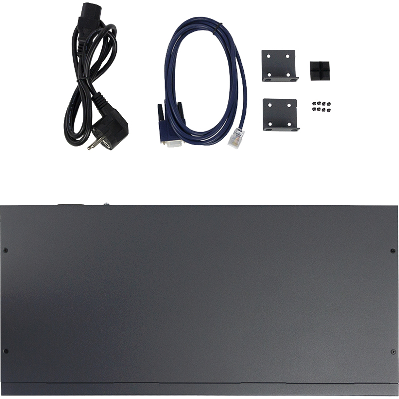Коммутатор Origo OS3228P управляемый L3, 24 порта PoE 1 Гбит/с, 4 SFP+ 10 Гбит/с, 250 Вт, 19″, фото 4