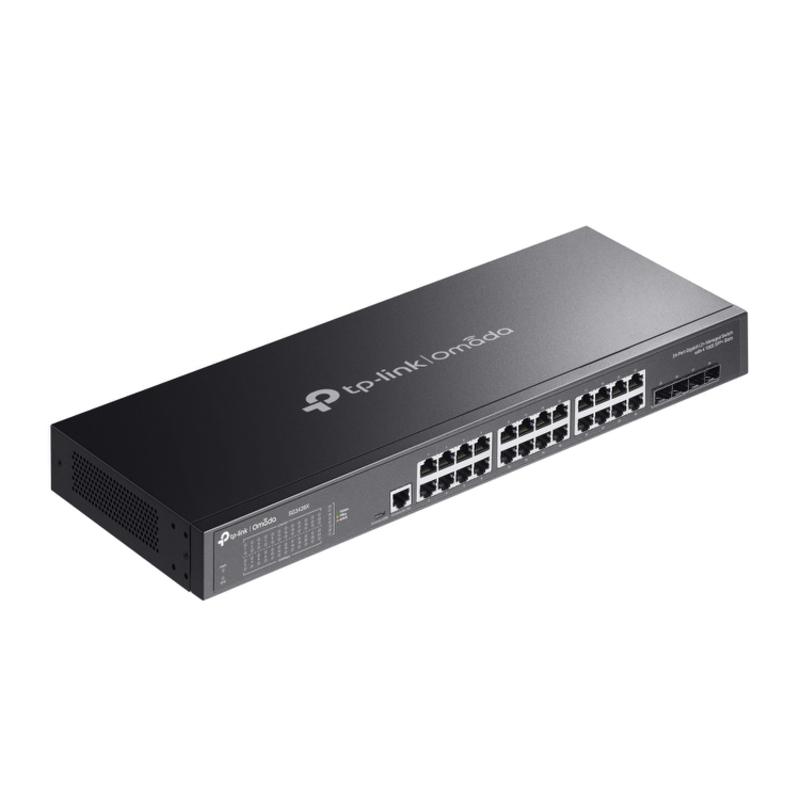 Коммутатор TP-Link JetStream SG3428X управляемый L2+, 24 порта 1 Гбит/с, 4 SFP+ 10 Гбит/с, фото 5