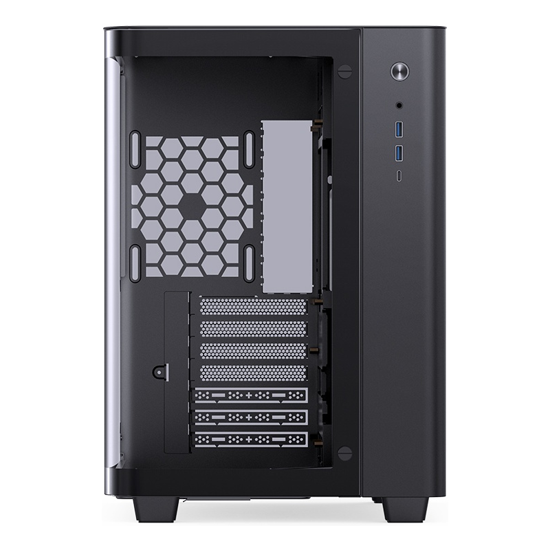 Корпус для ПК Jonsbo TK-3, Midi Tower, чёрный, под ATX, mATX, Mini-ITX, материал закалённое стекло, сталь, фото 3