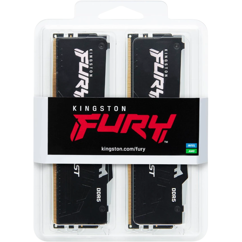 Оперативная память Kingston KF556C40BB2AK2-64, 64 ГБ (2x32 ГБ), DDR5, 5600 МГц, DIMM, PC5-48000, фото 3