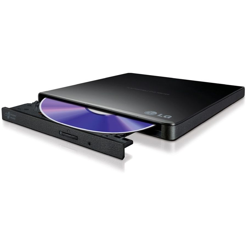 Оптический привод LG DVD-RW ext. GP57EB40.AHLE10B, внешний, DVD-R/RW рекордер, чёрный, фото 2