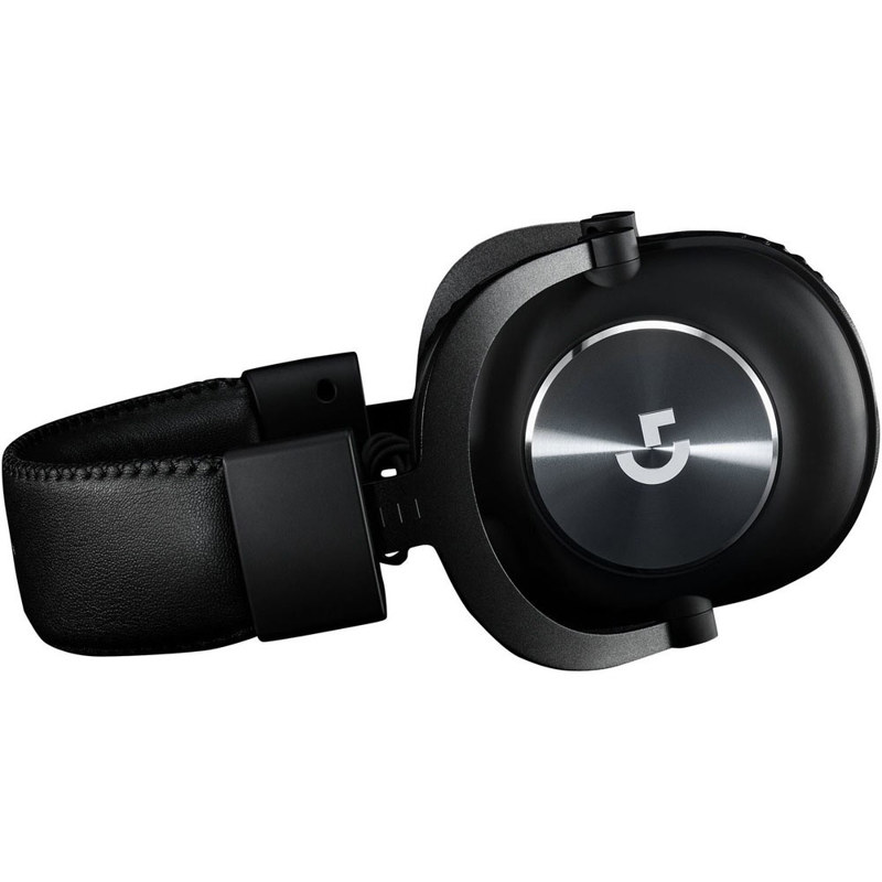 Гарнитура Logitech G PRO X, проводное подключение, Mini-jack, USB Type-C, полноразмерные, чёрный, фото 4