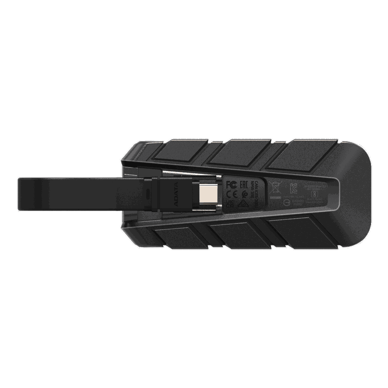 Внешний SSD ADATA SC740, 500GB, Type-C, USB 3.2 Gen2, R/W 1050/1000 MB/s, 121.8x40.5x22.3mm, Blue (ADATA SC740-500G-CBU), фото 2