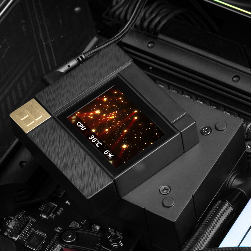 Система жидкостного охлаждения Thermalright Core Matrix 240 Vision, чёрный, фото 9