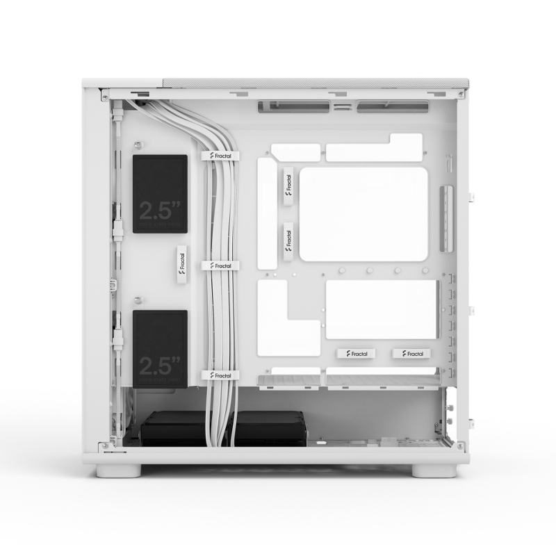 Корпус ПК без блока Case Fractal Design Epoch XL TG Clear, Full-Tower, 3x140mm, 2xUSB-A 3.2 + 1xUSB 3.2 Type-C E-ATX, ATX, mATX, mITX, White, фото 13