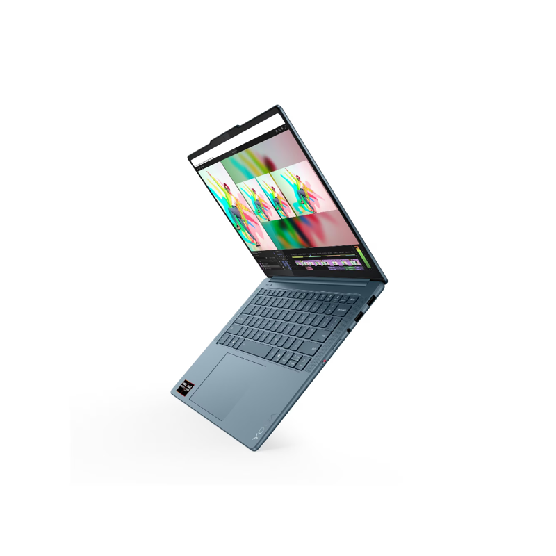 Ноутбук Lenovo Yoga Pro 7 14ASP10 83LX000RRK Tidal Teal, 14.5" 3K (2944x1840) 90Hz, AMD Ryzen AI 9 365, AMD Radeon 880M, 32GB LPDDR5x-8000MHz, 1 TB SSD PCIe GEN4, NO OS, КЛАВИАТУРА RU/US, гарантия 1 год, фото 11