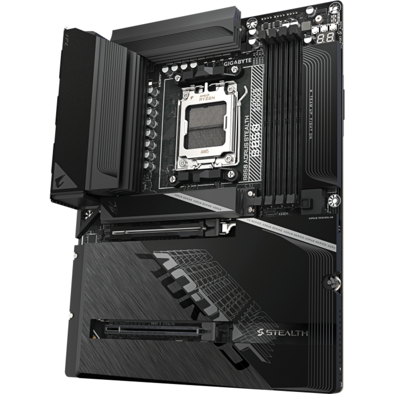 Материнская плата Gigabyte B850 A STEALTH, AM5, AMD B850, ATX, DDR5, фото 10