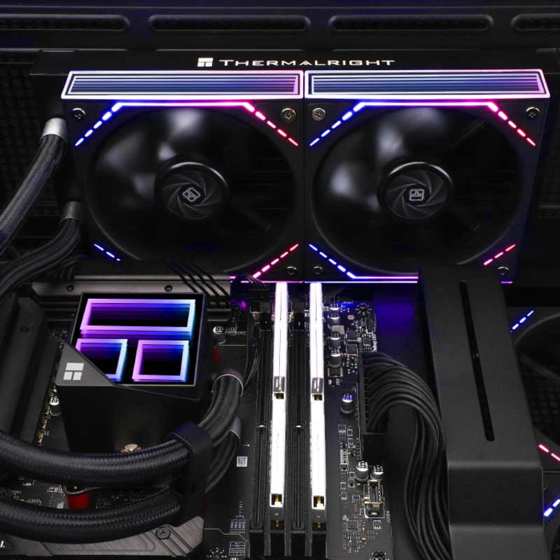 Система жидкостного охлаждения Thermalright Frozen Infinity 240, вентилятор 120 мм, чёрный, фото 6