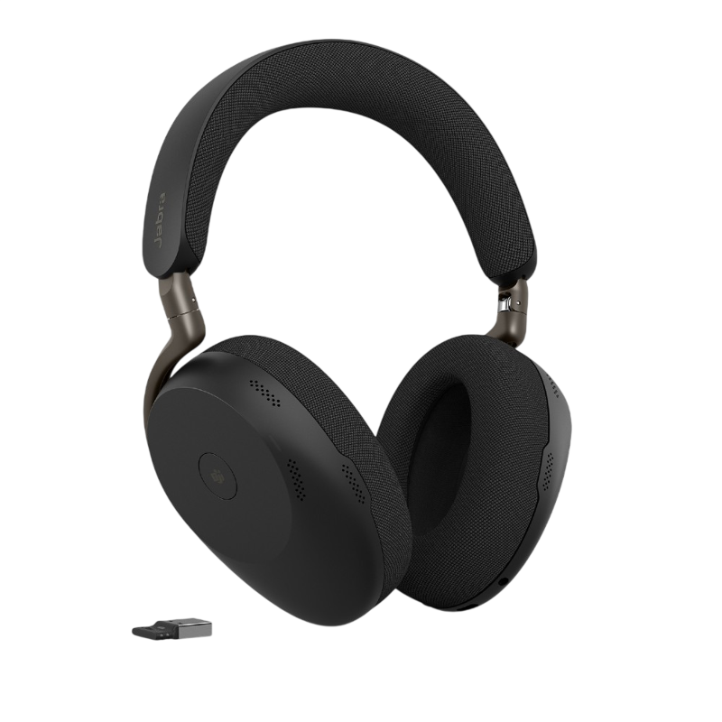 Гарнитура Jabra Evolve3 85 MS, Bluetooth 5.3, адаптер Link 390a USB-A, полноразмерная, без штанги, фото 7