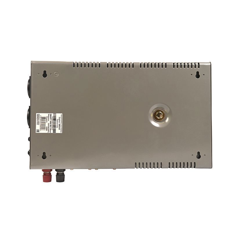 ИБП Powerman Smart 1000 INV, 600 Вт, Line-Interactive, 2 розетки, Schuko, серебристый, фото 3