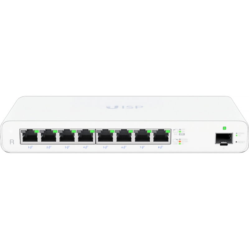 Маршрутизатор Ubiquiti UISP-R с PoE, 8 портов 1 Гбит/с, бюджет PoE 110 Вт, фото 2