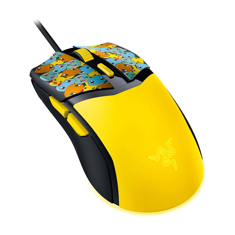 Мышь Razer Cobra - Pokemon Kanto Starters, проводное подключение, USB-A, 8500 dpi, жёлтый, фото 4