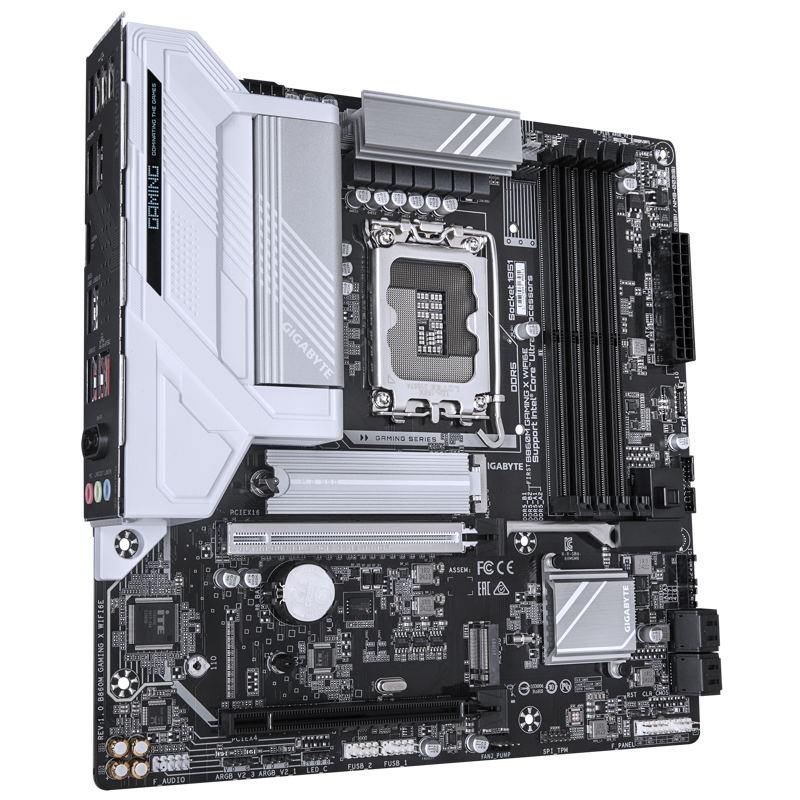 Материнская плата Gigabyte B860M X WIFI6E, LGA1851, Intel B860, Micro-ATX, DDR5, фото 3