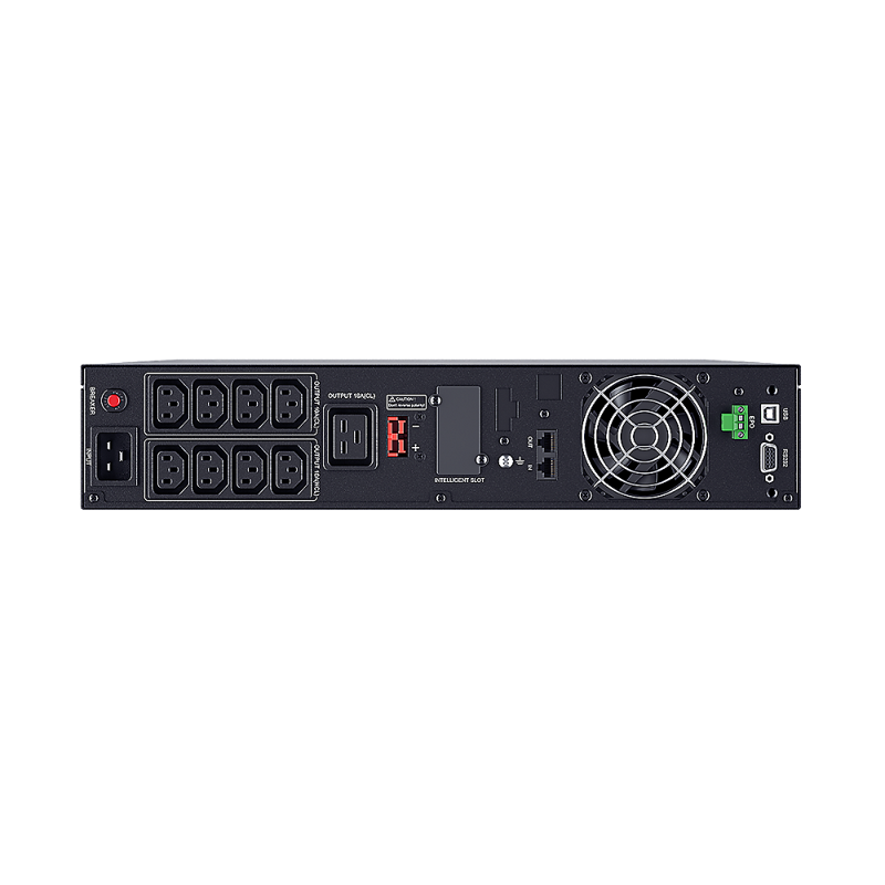 ИБП CyberElectro РСК-ЭКСПЕРТ-3000С-М онлайн, 3000 ВА, 2700 Вт, стойка 2U, 9 розеток, фото 5