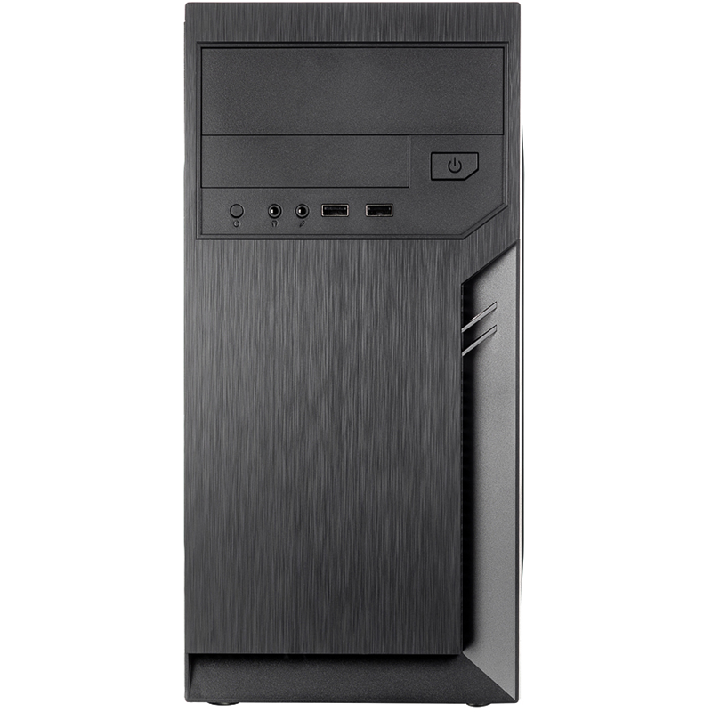 Корпус для ПК Foxline FL-702, Mini Tower, с БП 500 Вт, чёрный, под mATX, Mini-ITX, фото 4