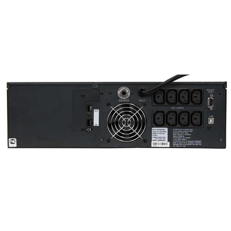 ИБП Powercom King Pro RM KIN-3000AP LCD, 3000 ВА, 2400 Вт, Line-Interactive, 8 розеток, IEC C13, фото 4